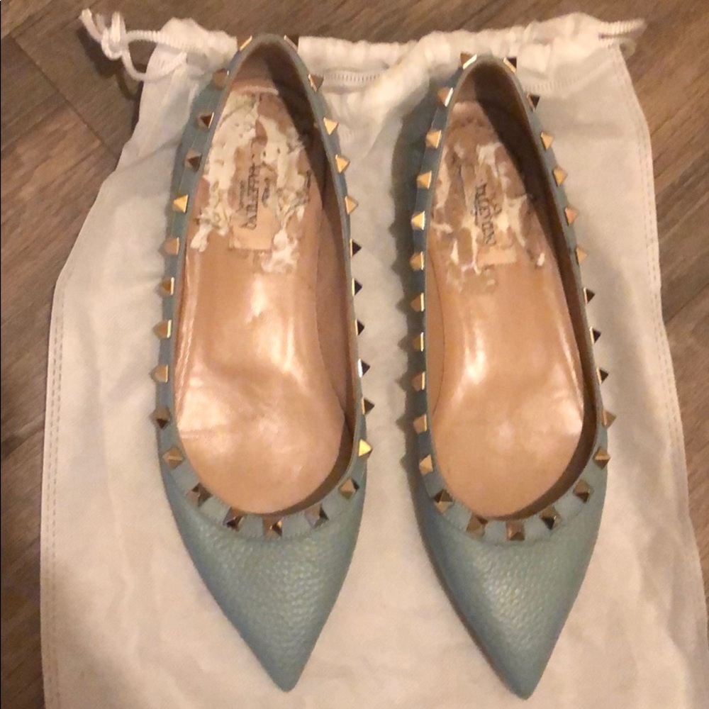 Valentino rockstud flats